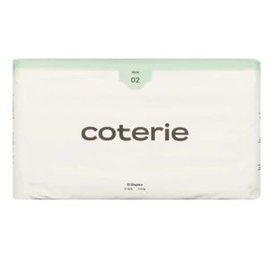 Coterie Diapers size 2 (3 packets) and size 3 (3 packets)